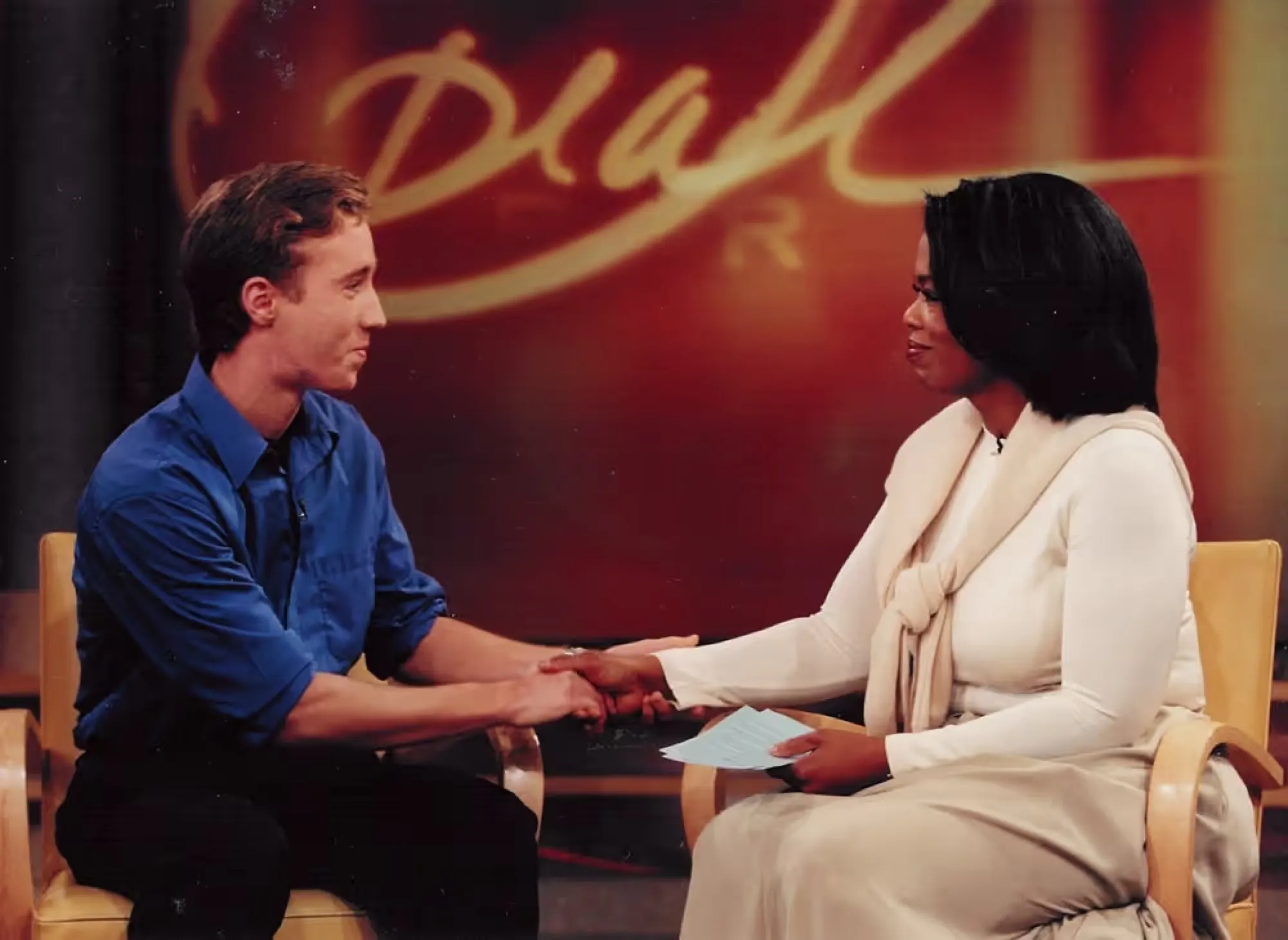 Craig Kielburger with Oprah Winfrey